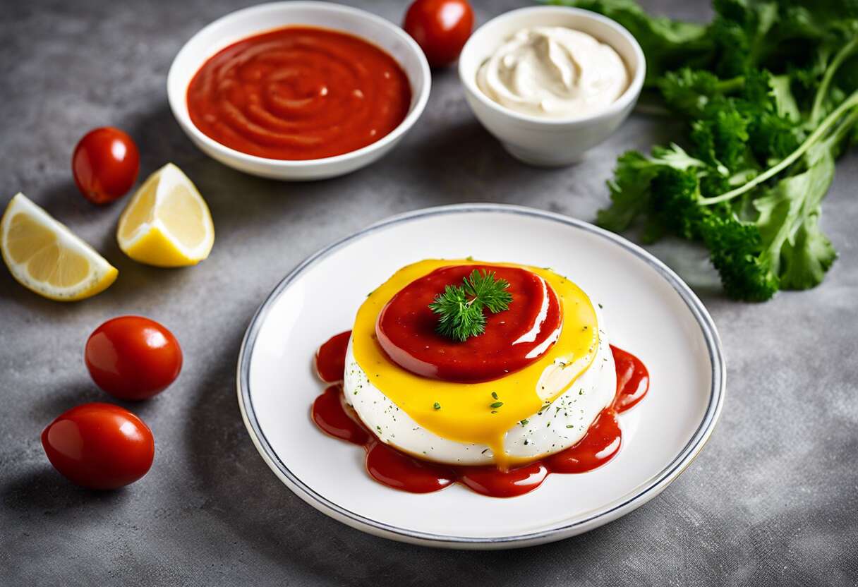 Mayonnaise sans œuf au ketchup : recette facile et rapide