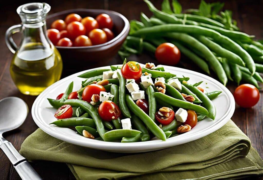 Première salade de haricots verts du jardin : recette facile et fraîche