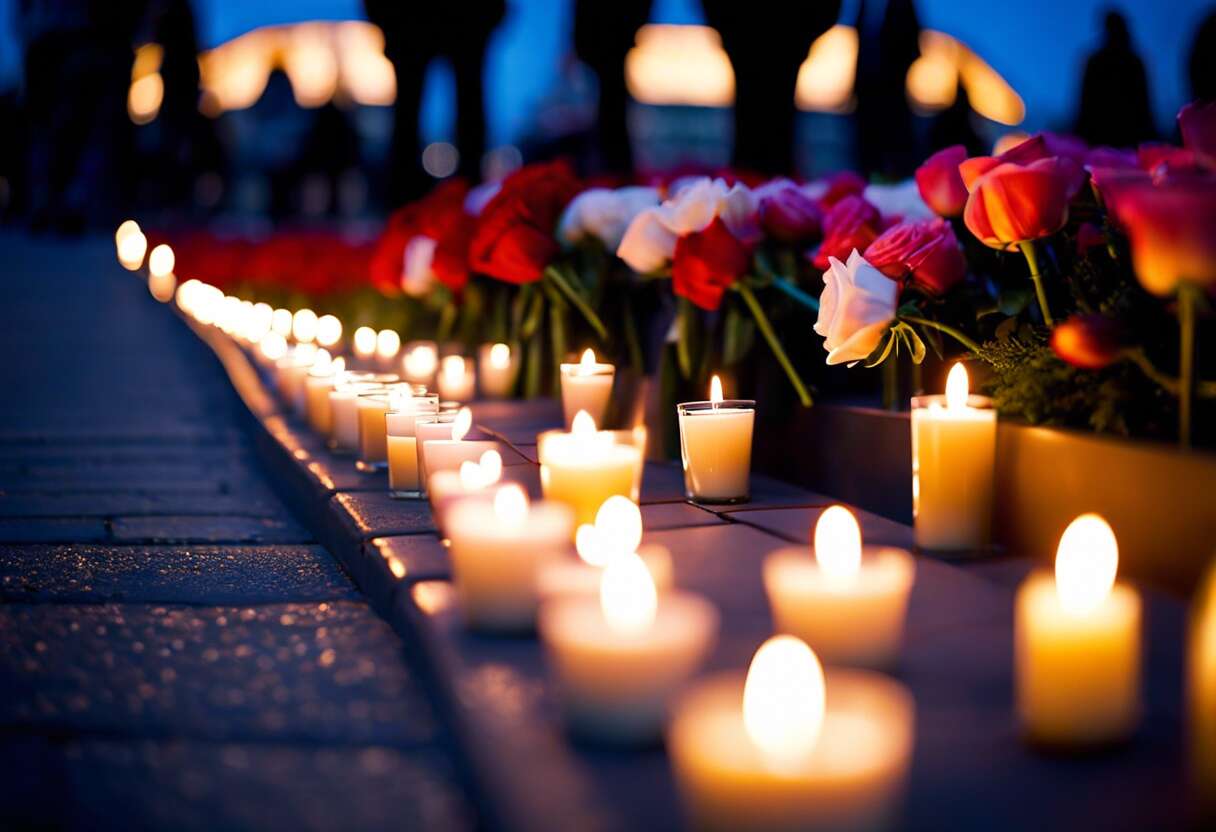 Hommage aux victimes des attentats de Paris : recueillement et mémoire