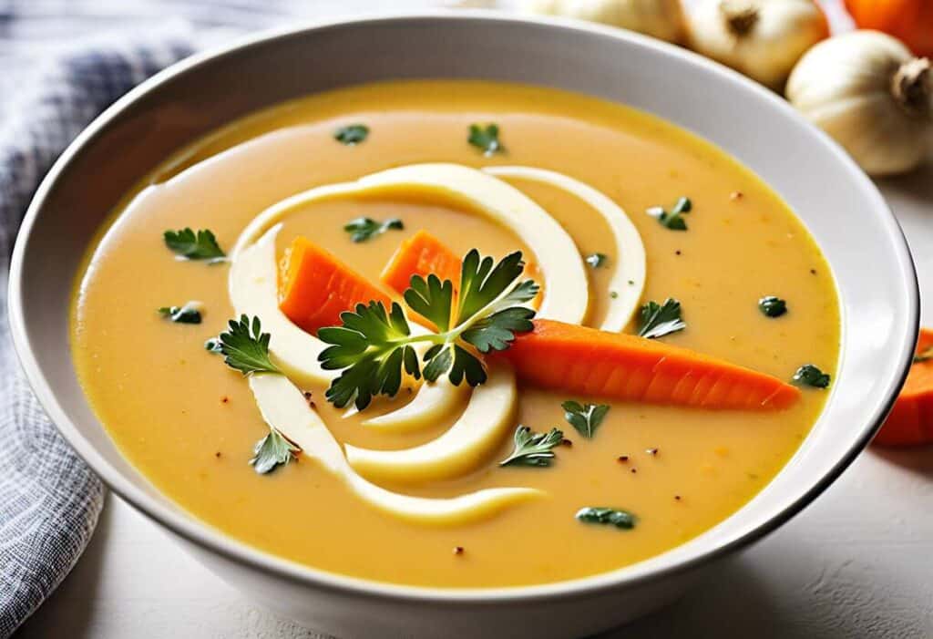 Velouté de panais et carottes : recette facile et savoureuse