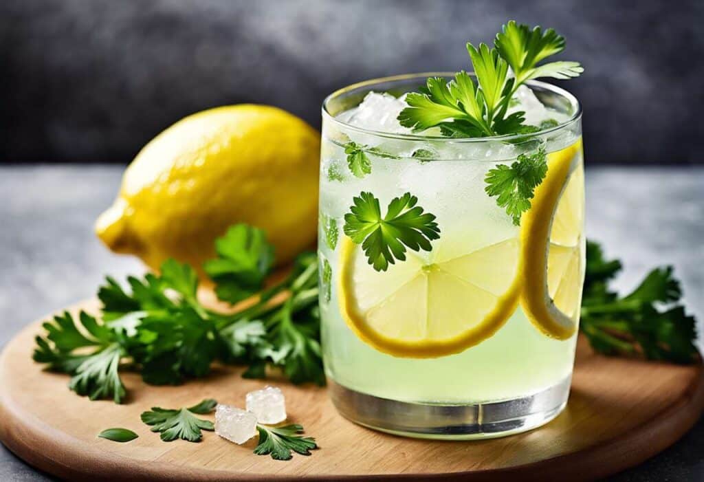 Recette de cocktail au persil et citron : fraîcheur et saveurs garanties